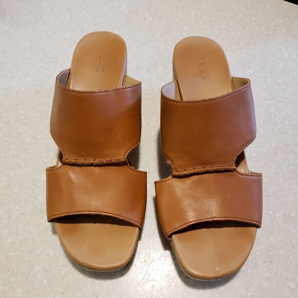 Ugg Eirene Wedge Sandal Espadrille with Jute wrap Midsole US Women's Size 8.5 - Picture 2 of 7